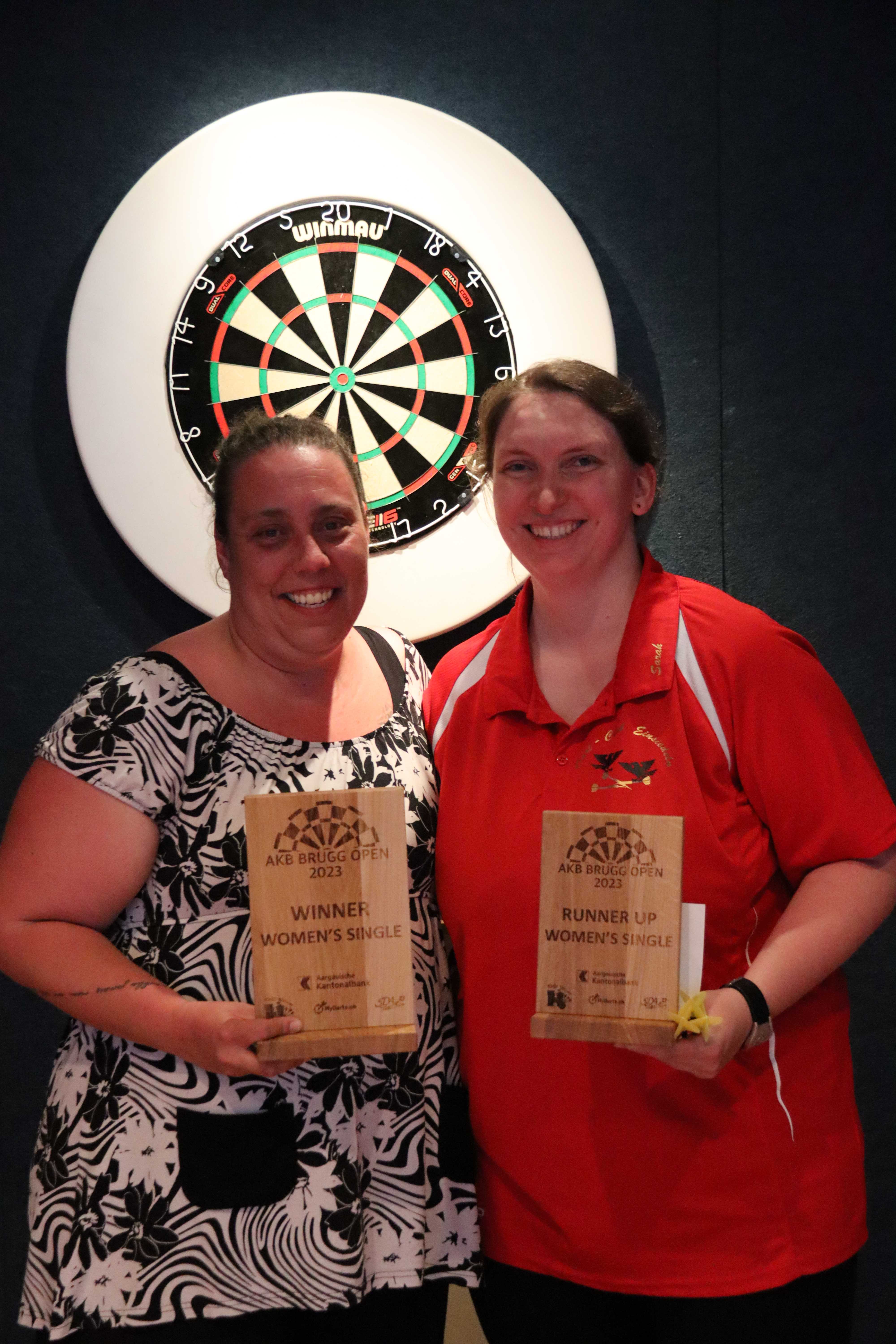Brugg Open 2023 - Dames Finalistes (de gauche à droite) : Jeannette Stoop et Sarah Bartlomé